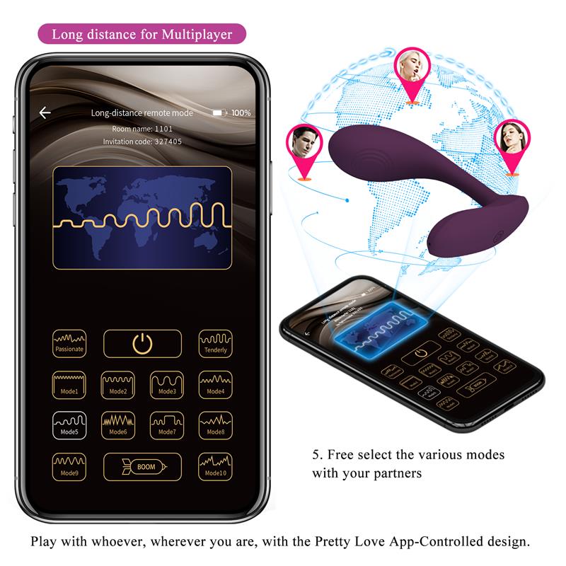 Baird Vibrador para el Punto G con APP 16