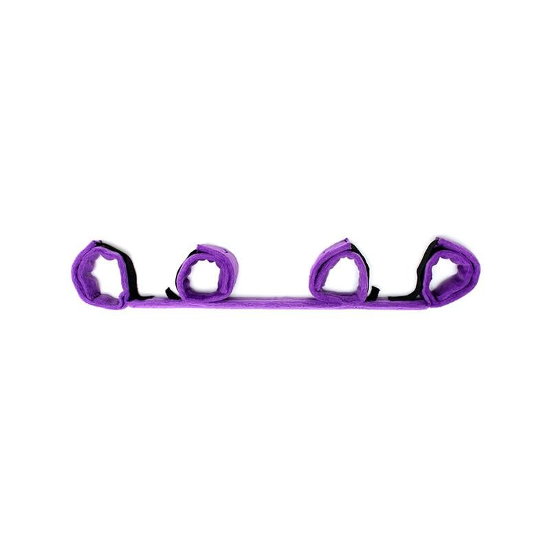 Barra Separadora con 4 Esposas Purpura 3