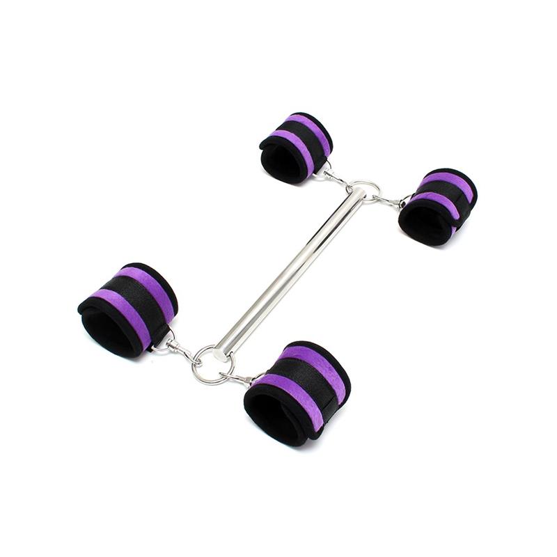 Barra Separadora con Esposas Purpura 5