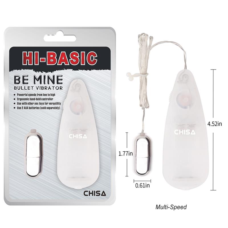 Be Mine Bala Vibradora 11.5cm Blanco