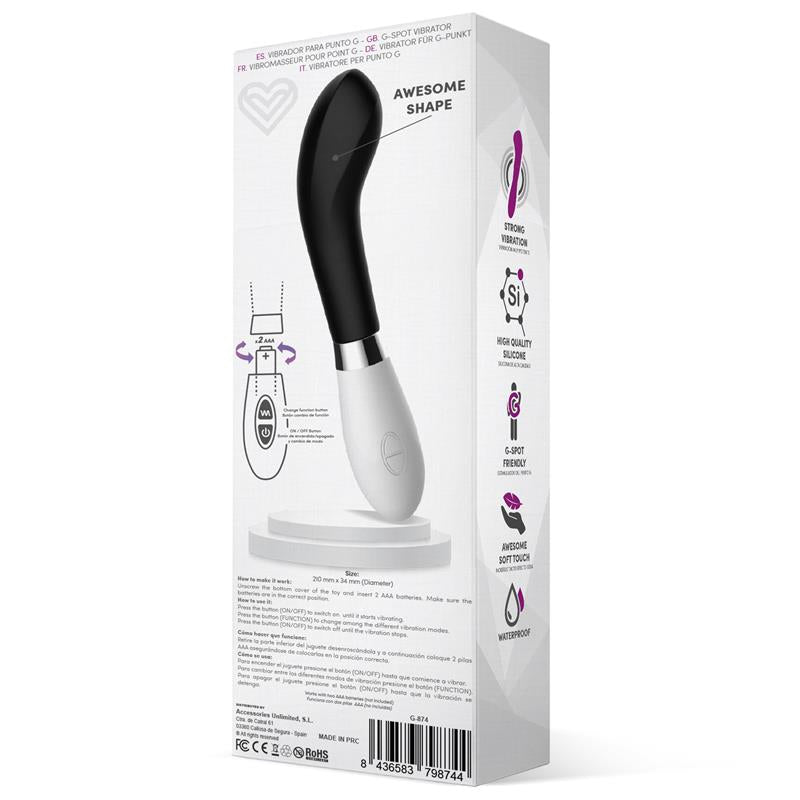 Benty Vibrador Silicona Negro 3