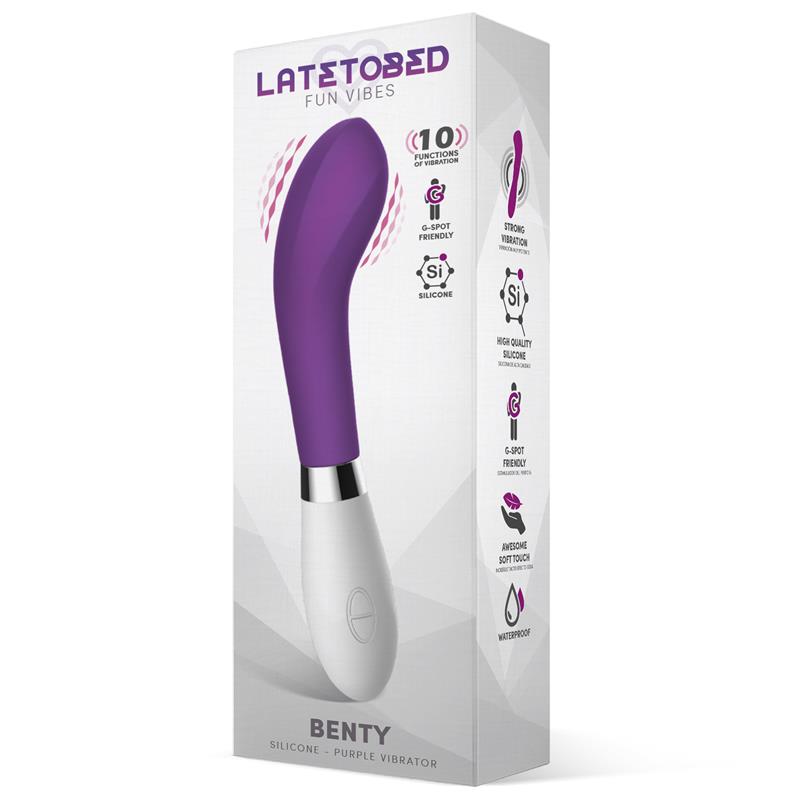Benty Vibrador Silicona Púrpura 2