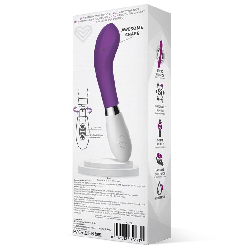 Benty Vibrador Silicona Púrpura 3