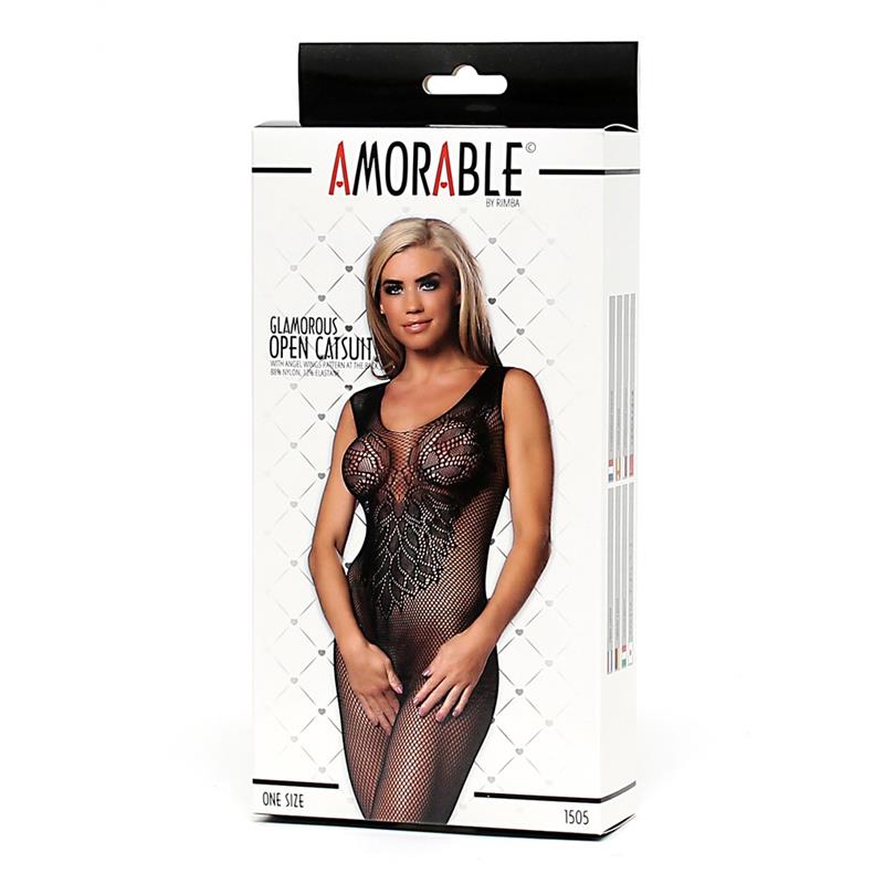 Bodystocking Entrepierna Abierta Talla Unica 4