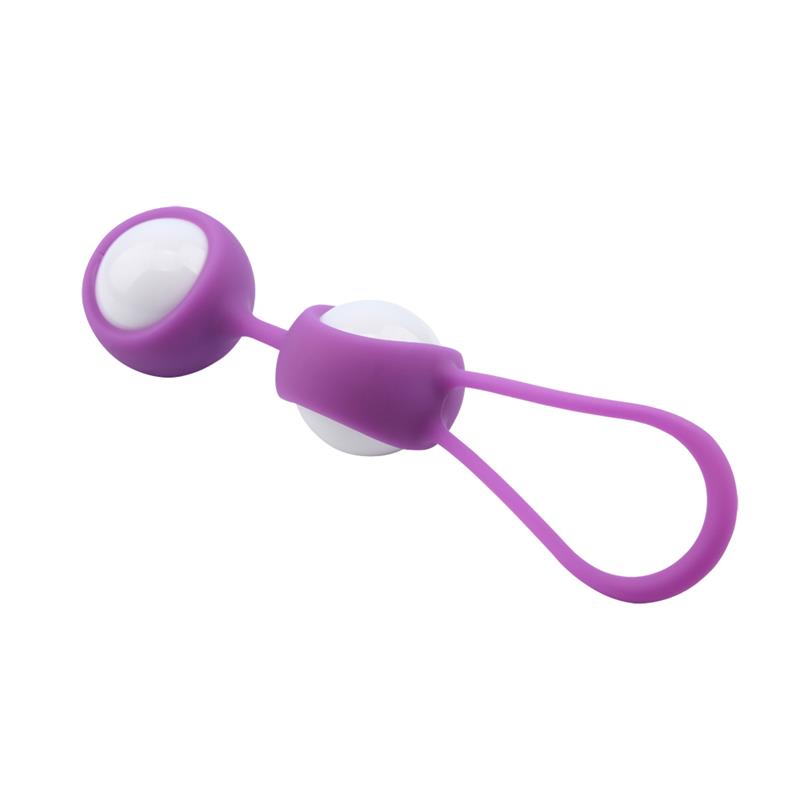 Bolas Geisha MisSweet 17.7 cm Silicona Púrpura 3