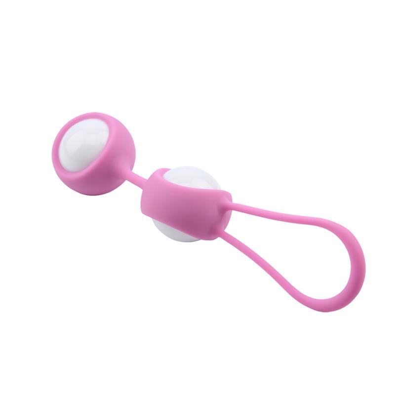 Bolas Geisha MisSweet 17.7 cm Silicona Rosa 3