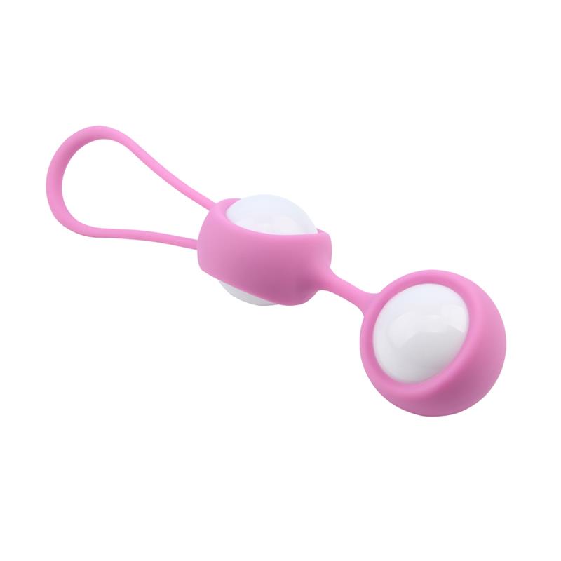 Bolas Geisha MisSweet 17.7 cm Silicona Rosa 2