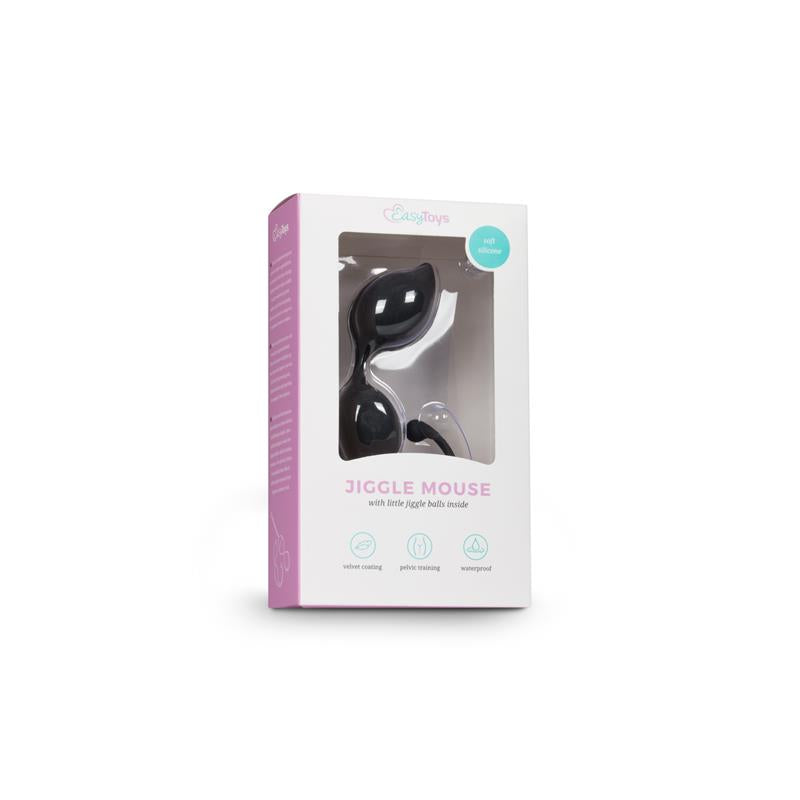 Bolas Vaginales Curvadas Silicona - Negras 4