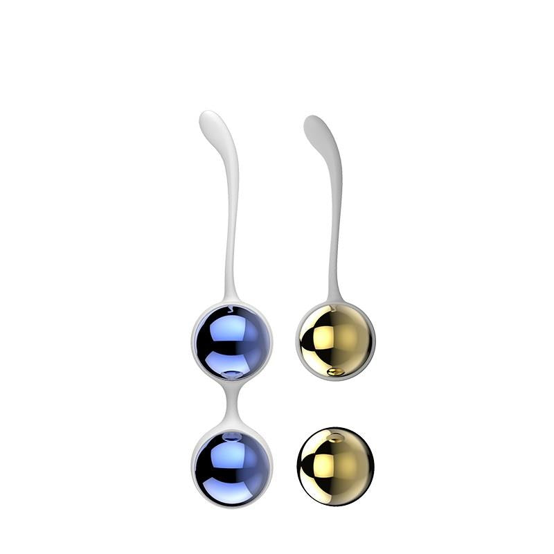 Bolas Vaginales Yani Dorado y Azul 2