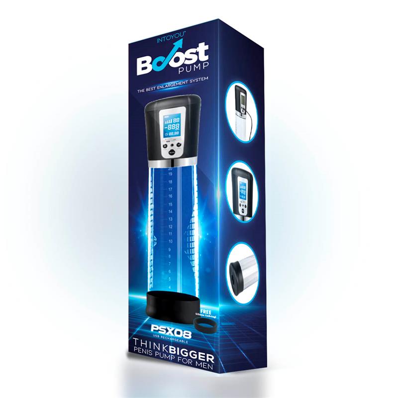 Bomba Automática para el Pene con Pantalla LCD PSX08 USB 5