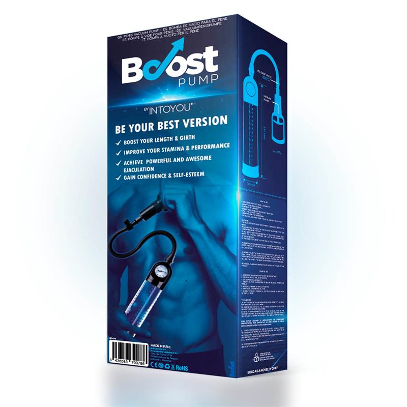 Bomba Manual con Medidor para el Pene PSX03 Transparente 5