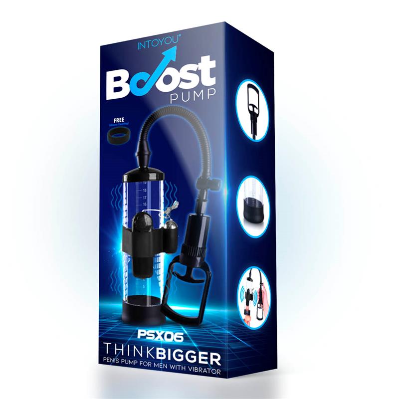 Bomba Manual para el Pene con Accesorio de Vibración PSX06 4