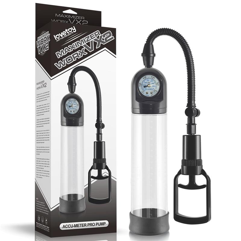 Bomba para el Pene con Válvula de Presión Maximizer Worx VX2 8