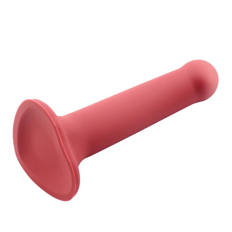 Bouncy Dildo Silicona Líquida Hiper Flexible 6.5 - 16.5 cm Talla S Burgundy 6