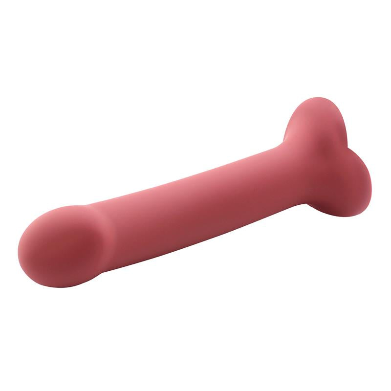 Bouncy Dildo Silicona Líquida Hiper Flexible 7 - 18 cm Talla M Burgundy 4