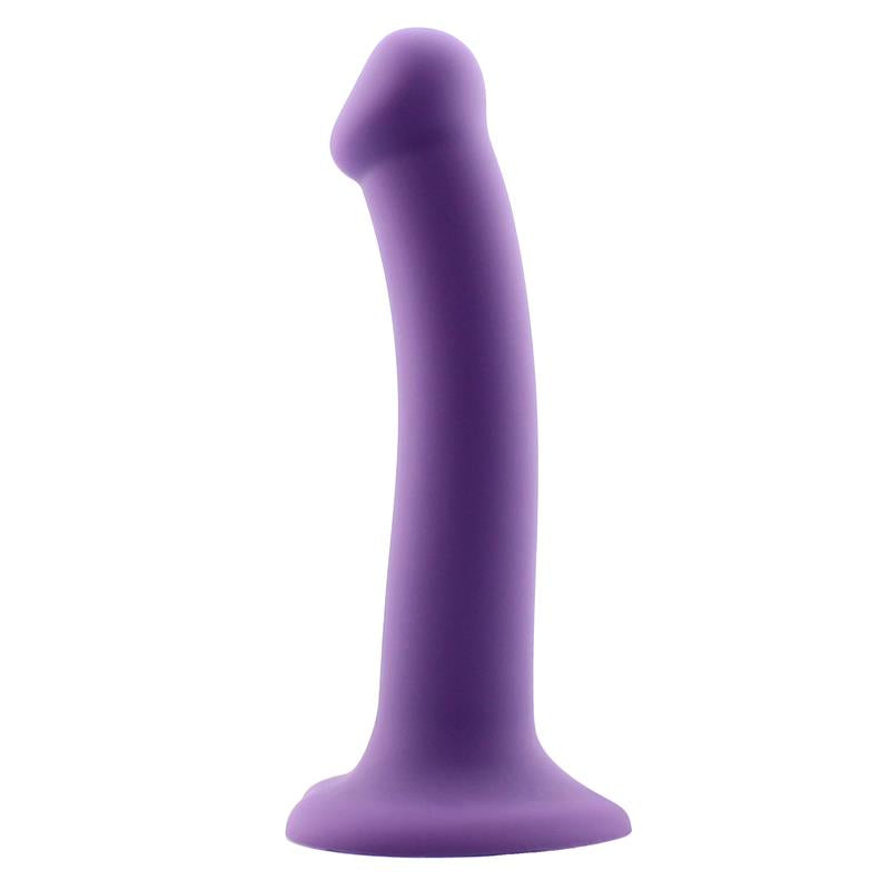 Bouncy Dildo Silicone Flexible Hiper Flexible 7.5 - 19 cm Talla L Púrpura 3