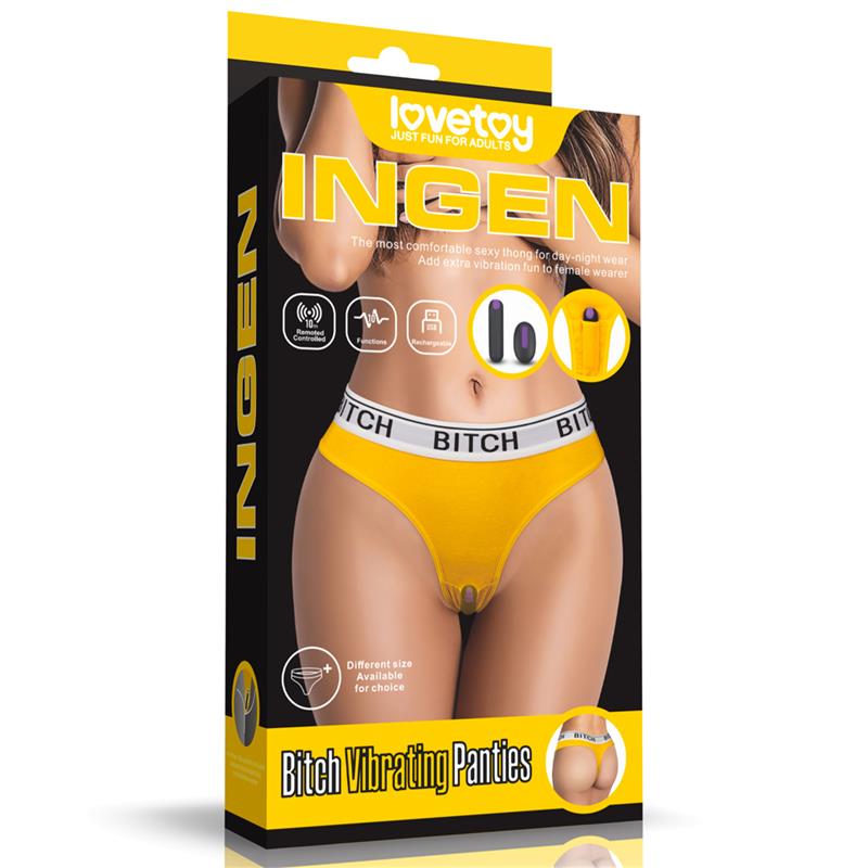 Braguita Abierta con Bala Vibradora y Control Remoto Talla M 13