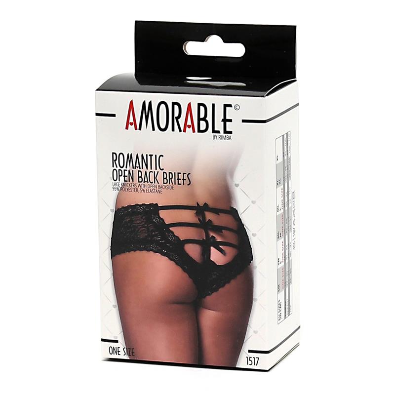Braguitas Tipo Corset Negras Talla Única 3