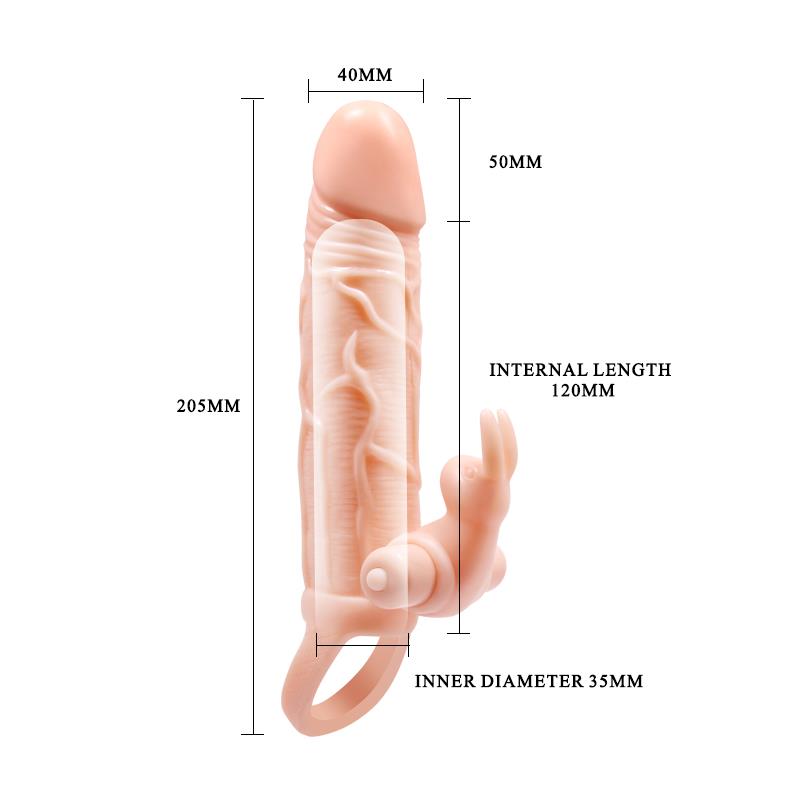 Brave Man Funda para el Pene con Vibración 6