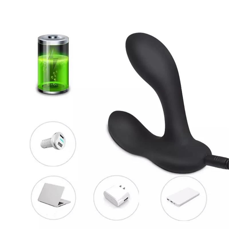 Brett Masajeador Prostático Control Remoto USB Silicona Líquida 10