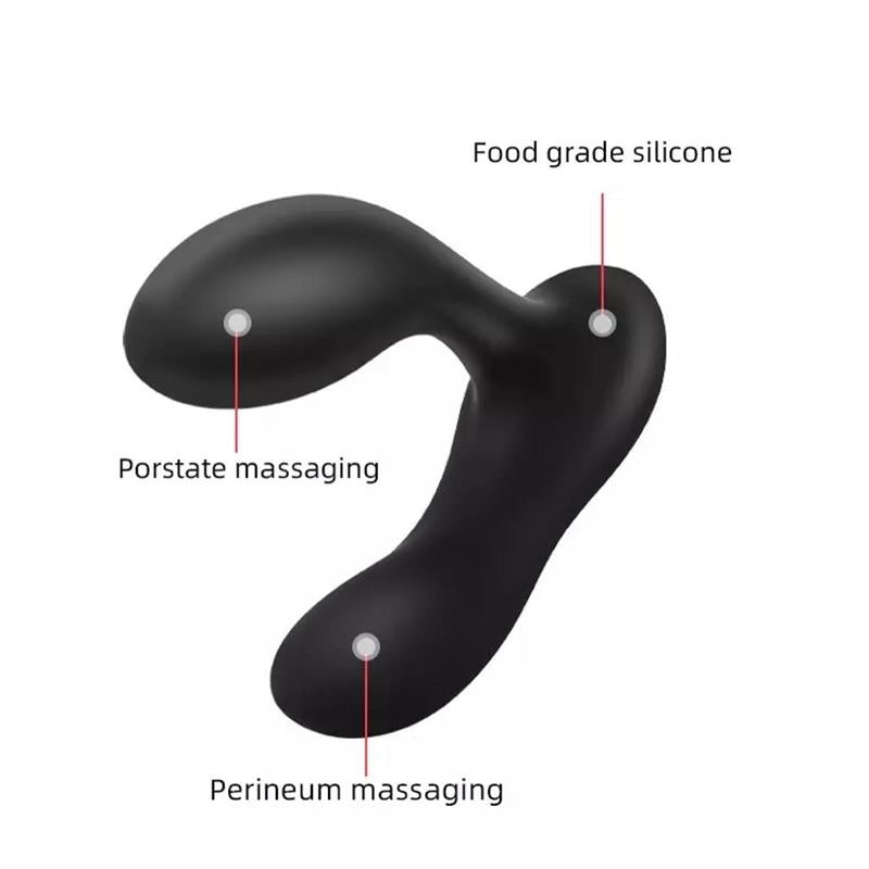 Brett Masajeador Prostático Control Remoto USB Silicona Líquida 8