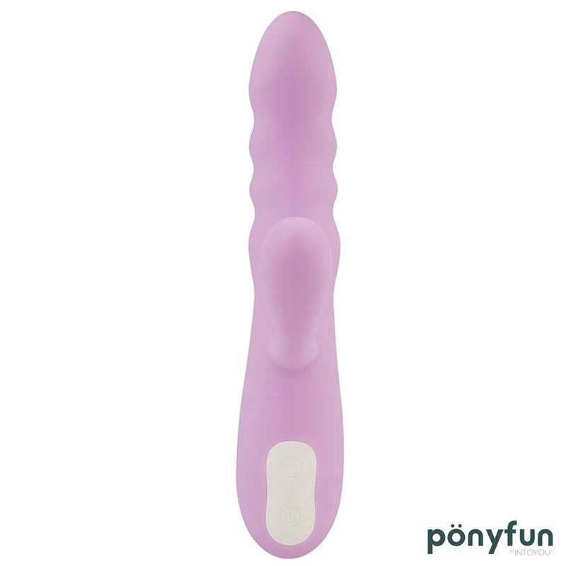 Brightlavender Vibrador y Rotador Doble Motor 360º USB Silicona 4