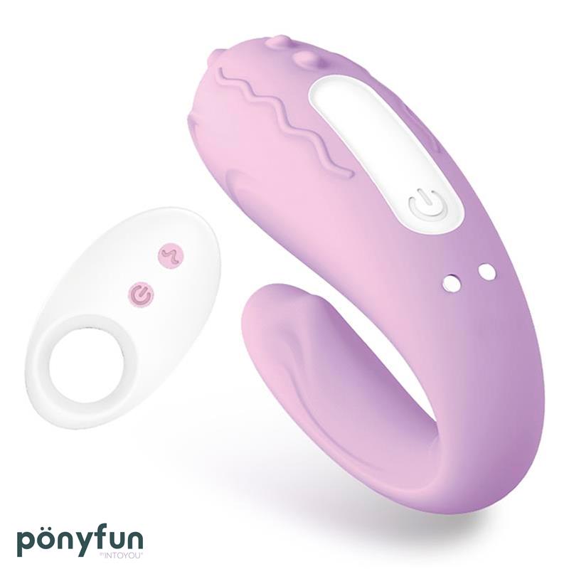Brightmauve Vibrador para Parejas Doble Motor Control Remoto USB Silicona 3