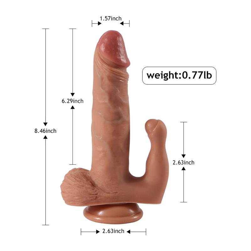 Brody Dildo con 20 Modos de Vibración y Estimulador de Clítoris 10