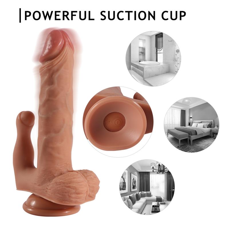 Brody Dildo con 20 Modos de Vibración y Estimulador de Clítoris 8