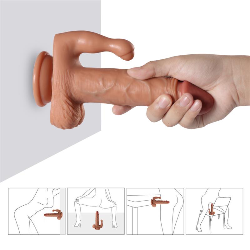 Brody Dildo con 20 Modos de Vibración y Estimulador de Clítoris 6