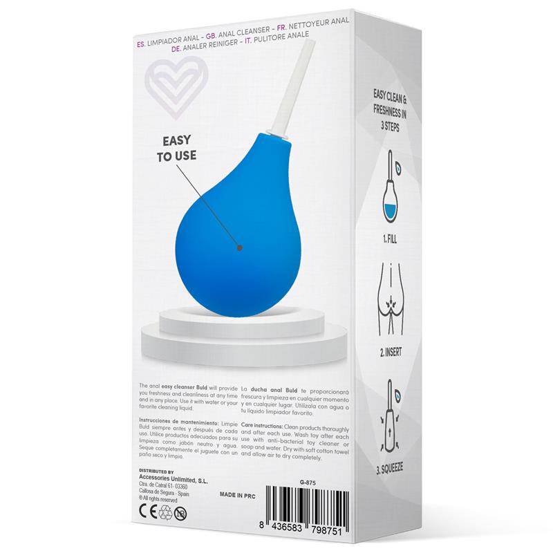Buld Ducha Anal Azul 3