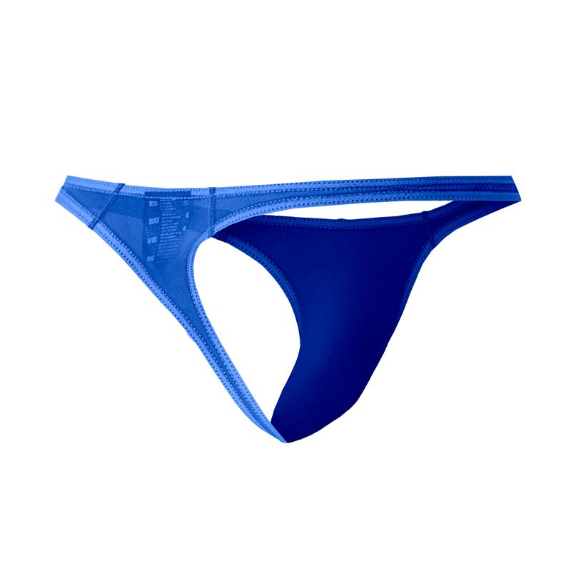 Tanga Brasileño Mesh Electric Blue