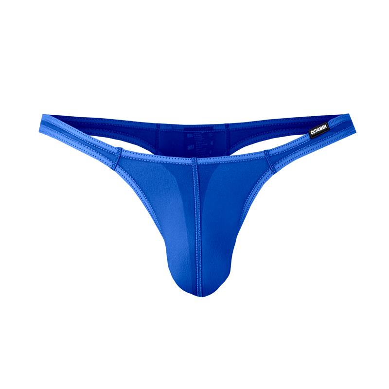 Tanga Brasileño Mesh Electric Blue