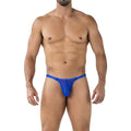 Tanga Brasileño Mesh Electric Blue