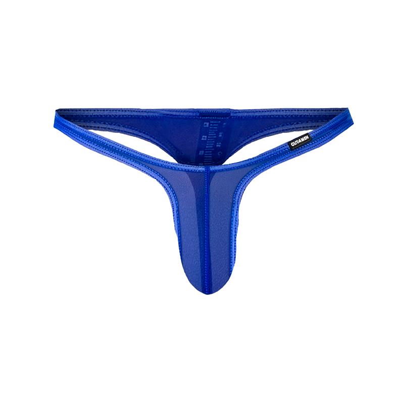 Micro Tanga Mesh Electric Blue