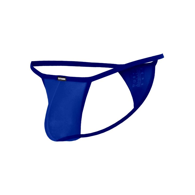 Mini Tanga Kini Mesh Electric Blue