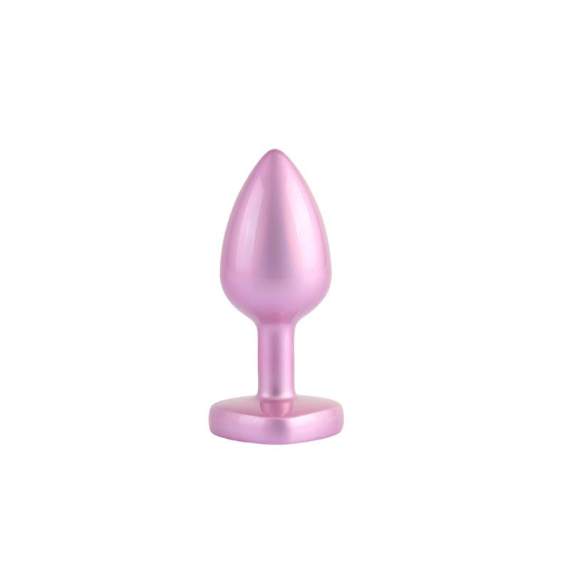 Candy Pink Heart Plug Anal con Joya en la Base S