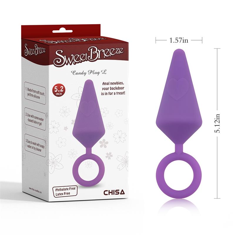 Candy Plug Anal Talla L Purpura