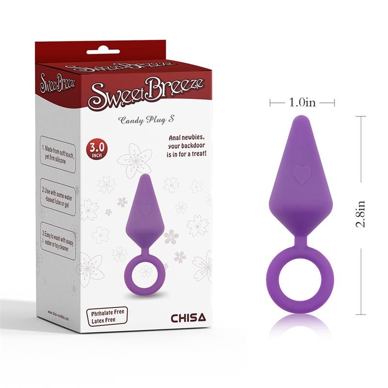 Candy Plug Anal Talla S Purpura