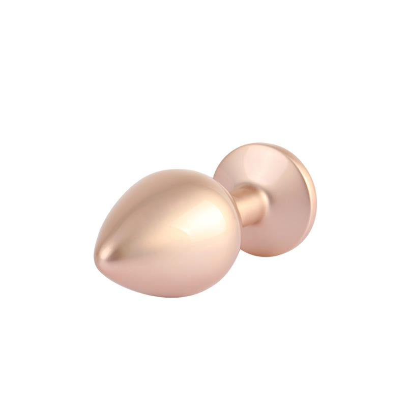 Candy Rose Gold Gem Plug Anal con Joya en la Base Talla M