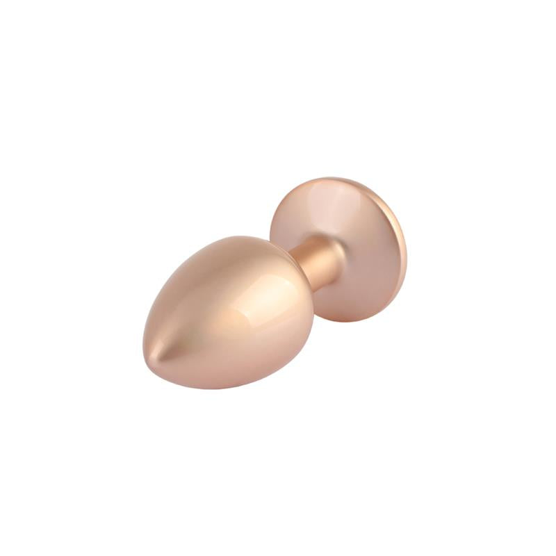 Candy Rose Gold Gem Plug Anal con Joya en la Base Talla S