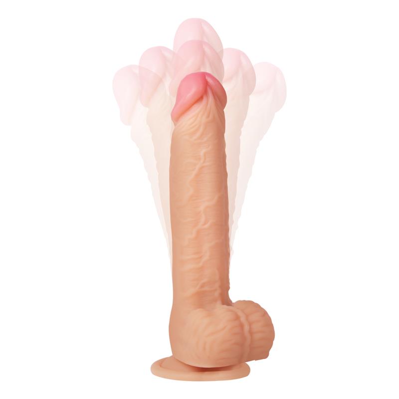 Cesur 3.0 Dildo Realista Vibración, Movimiento Ondulante, 360º y Telescópico Control Remoto USB 3