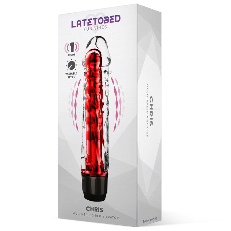Chris Vibrador Multi Velocidad Rojo 2