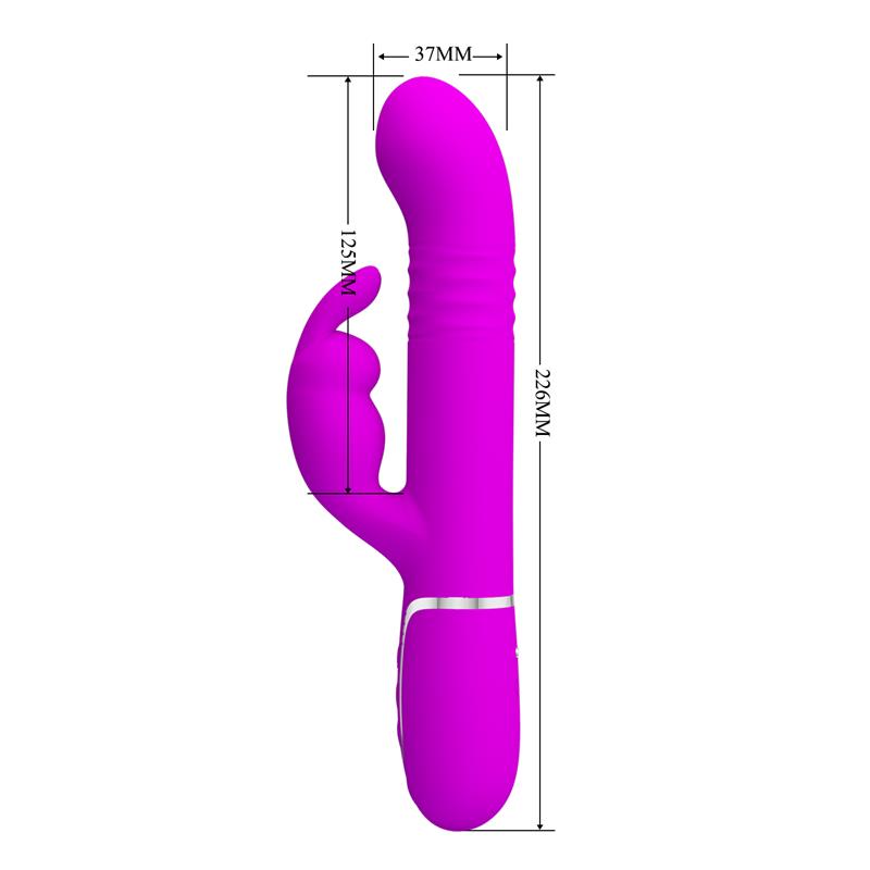 Coale Vibrador con Bolas Rotatorias y Up and Down USB 10