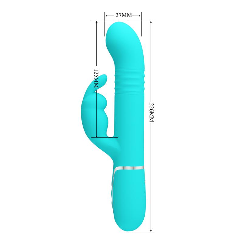 Coale Vibrador con Bolas Rotatorias y Up and Down USB 10
