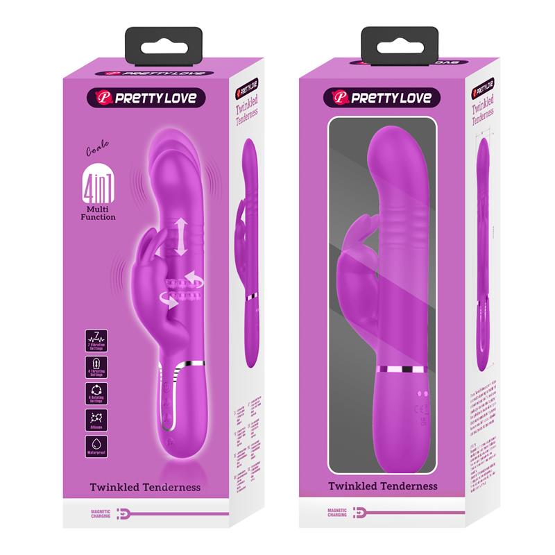 Coale Vibrador con Bolas Rotatorias y Up and Down USB 11
