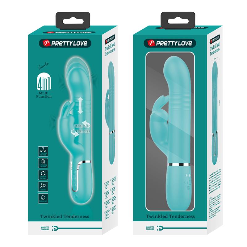 Coale Vibrador con Bolas Rotatorias y Up and Down USB 11