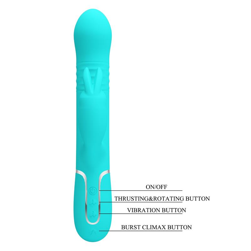 Coale Vibrador con Bolas Rotatorias y Up and Down USB 8
