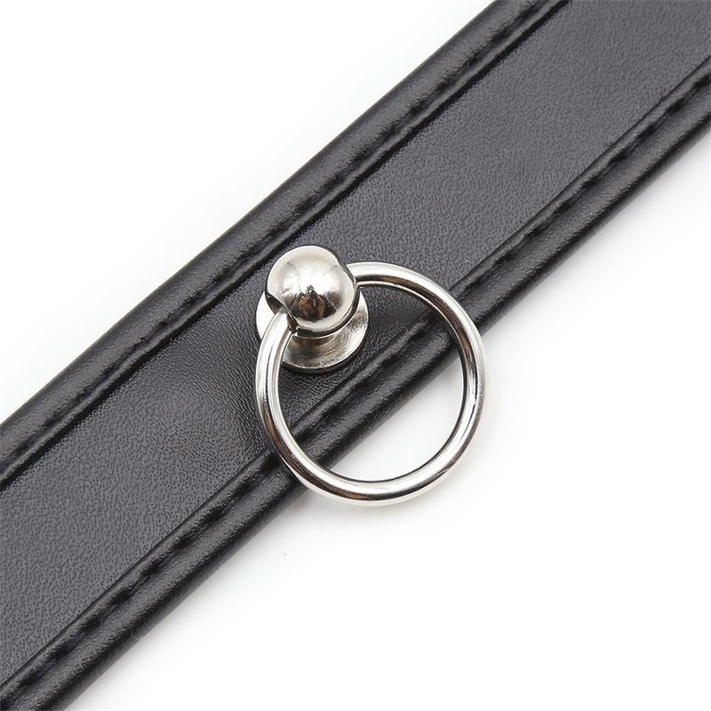 Collar con Aro Negro 4
