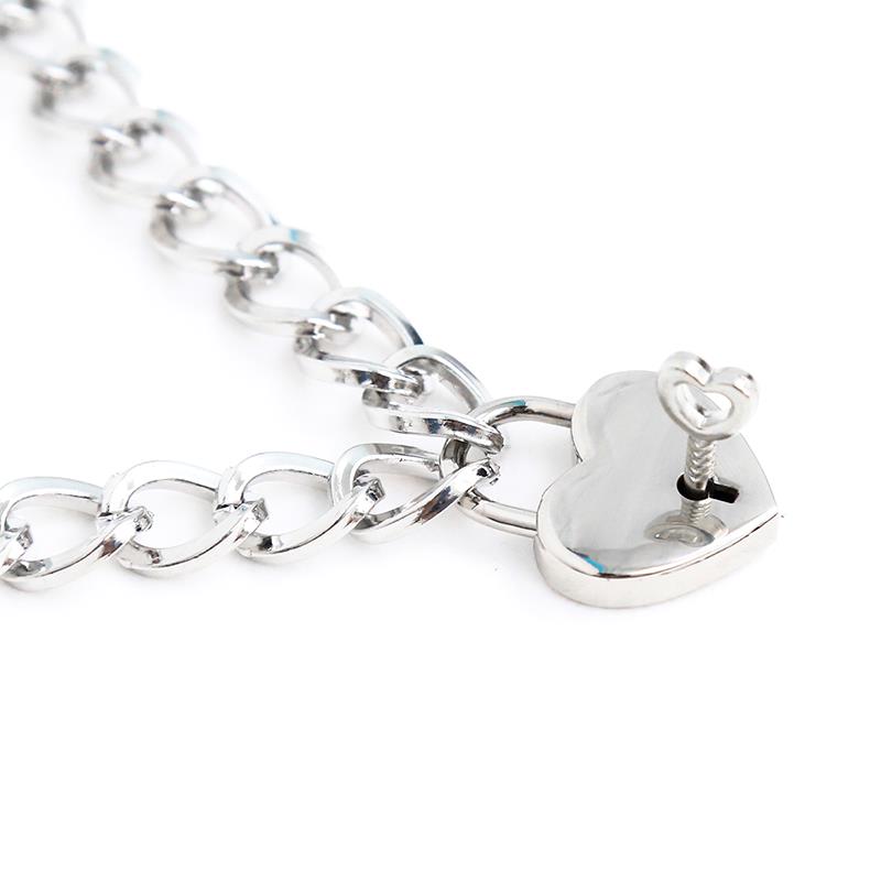 Collar con Candado Metal Talla M 44 cm 4